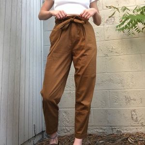 Free people tan trousers